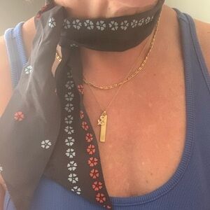 Madewell silk neck twilly